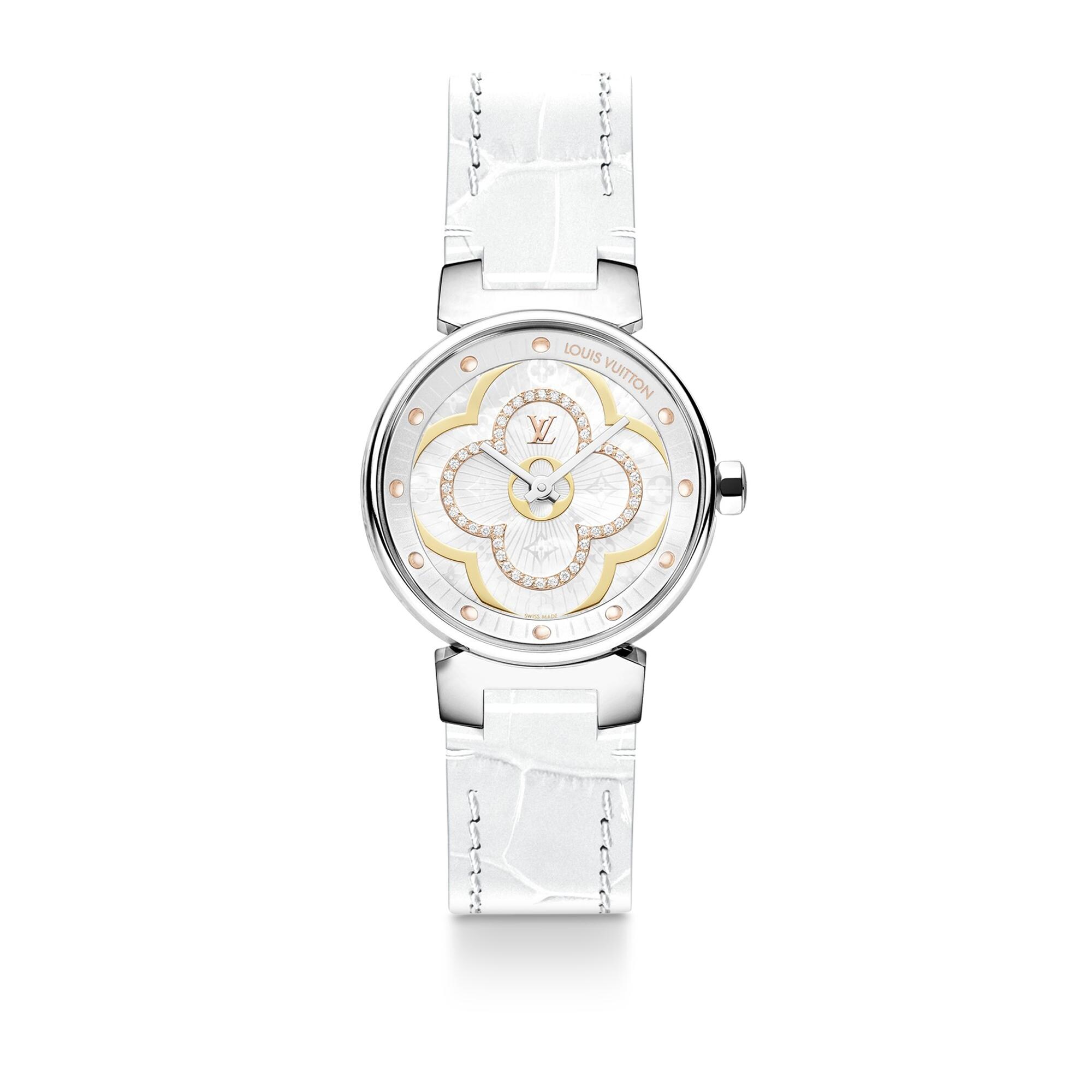 Tambour Moon Divine White 28 - Watches | LOUIS VUITTON