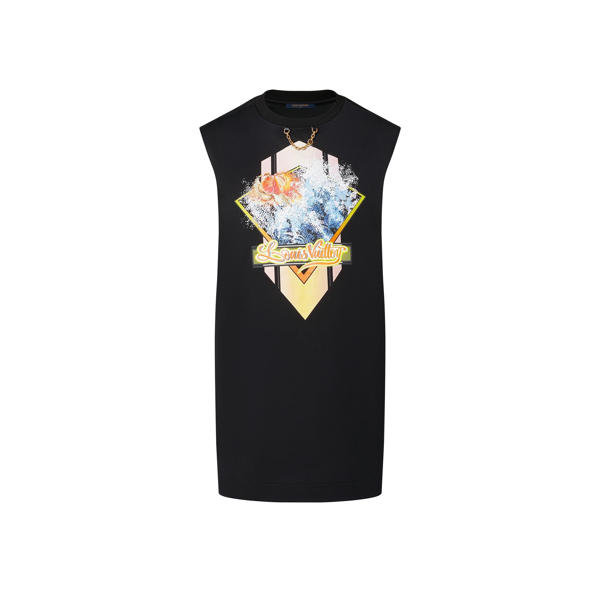 Tangerine Print T-Shirt Dress - Ready 