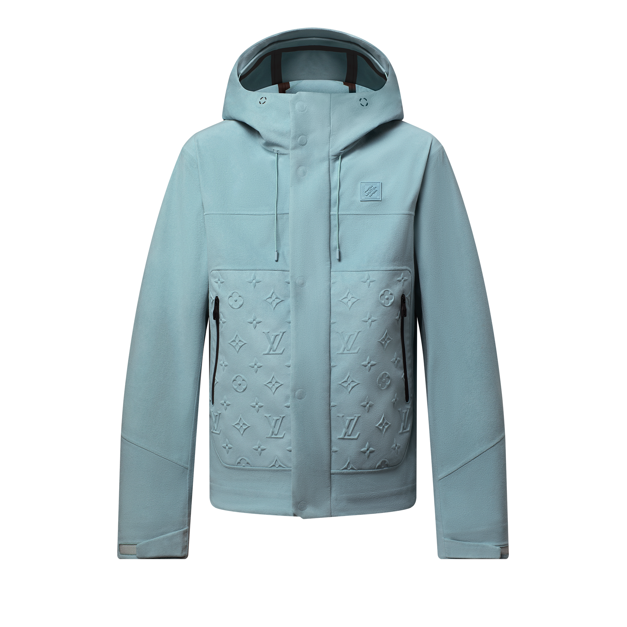 Technical Velvet Rain Jacket  in Men