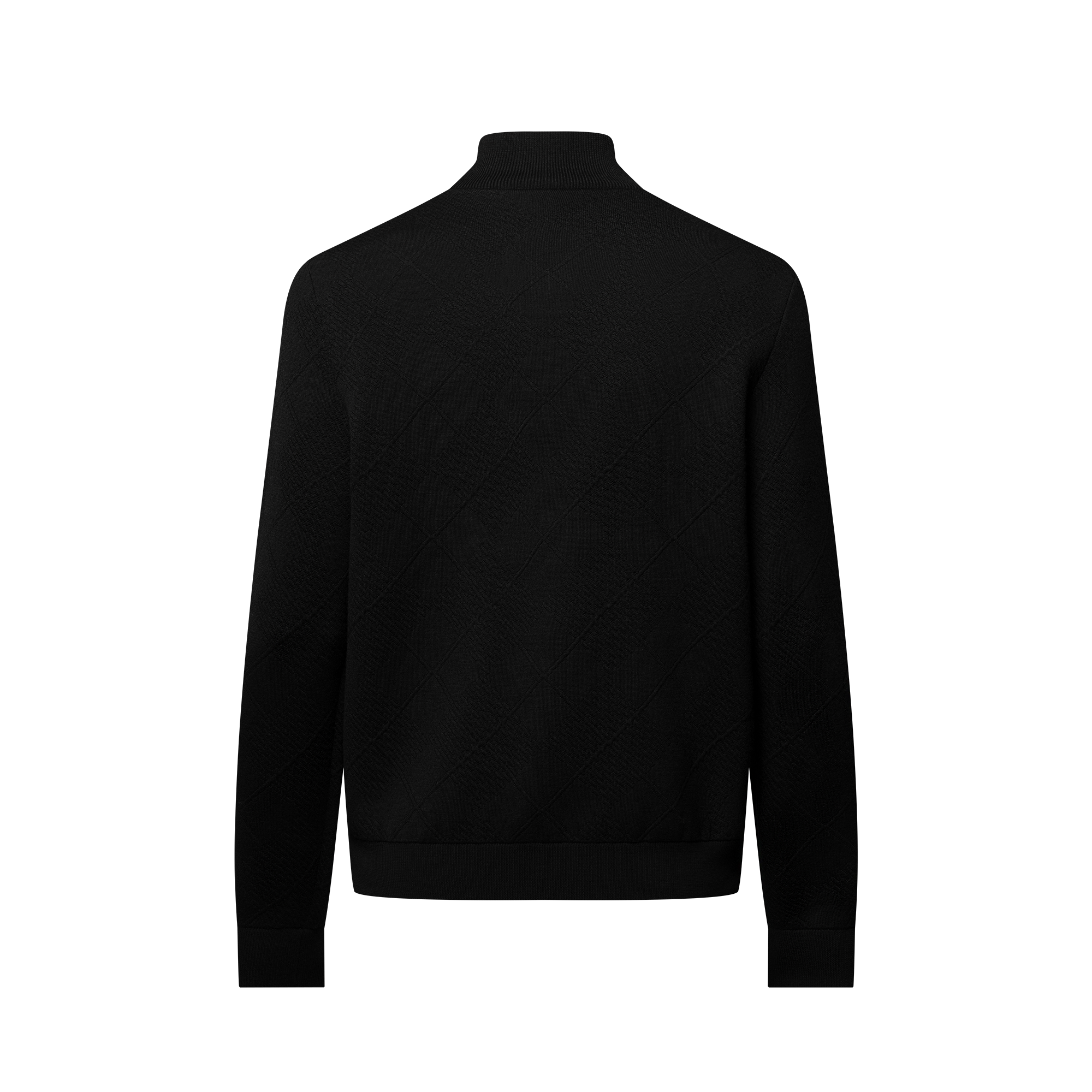 Textured Knit Wool-Blend Blouson  in Men