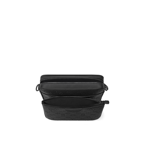 Trio Messenger Monogram Shadow Leather in Bags and Small Leather Goods's Men Bags Newness collections by Louis Vuitton (Product zoom)
