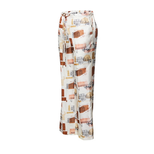 Trunk Print Pajama Pants in Women's Ready-to-Wear New In Ready-to-Wear collections by Louis Vuitton (Product zoom)