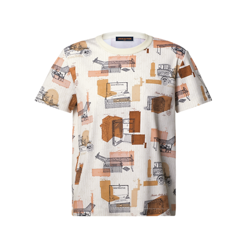 Trunk Print T-Shirt in Women's Ready-to-Wear T-shirts and Sweatshirts collections by Louis Vuitton (Product zoom)