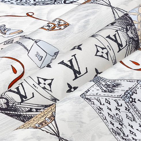 Up And Away Square 90 . in Women's Accessories Silk Squares and Bandeaus collections by Louis Vuitton (Product zoom)