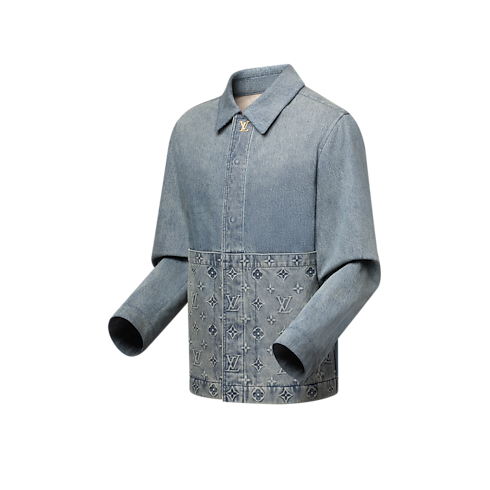 Upcycled Denim Canvas Jacket in Men's Ready-to-Wear Outerwear and Coats collections by Louis Vuitton (Product zoom)