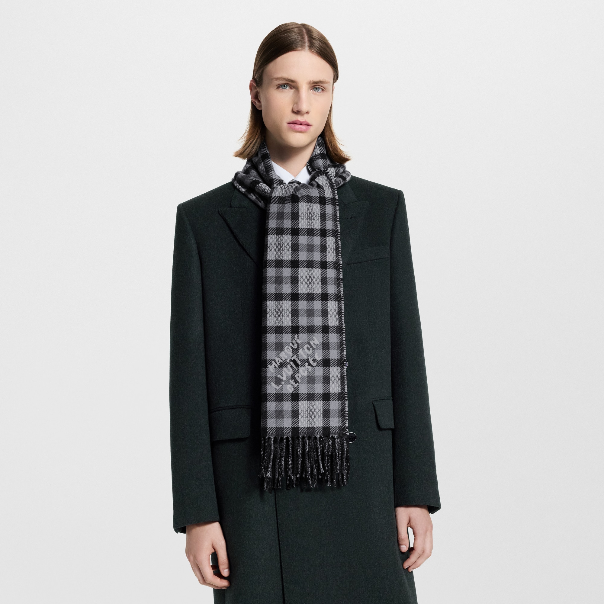 Vichy Damier Scarf . in Men
