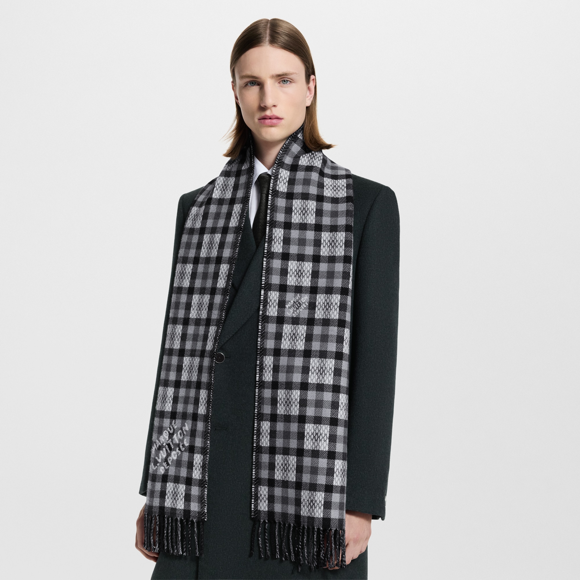 Vichy Damier Scarf . in Men