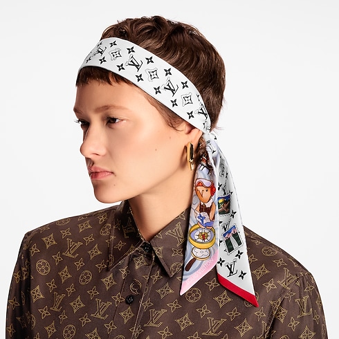 Vivienne Winter Holiday BB Bandeau . in Women's Accessories Silk Squares and Bandeaus collections by Louis Vuitton (Product zoom)