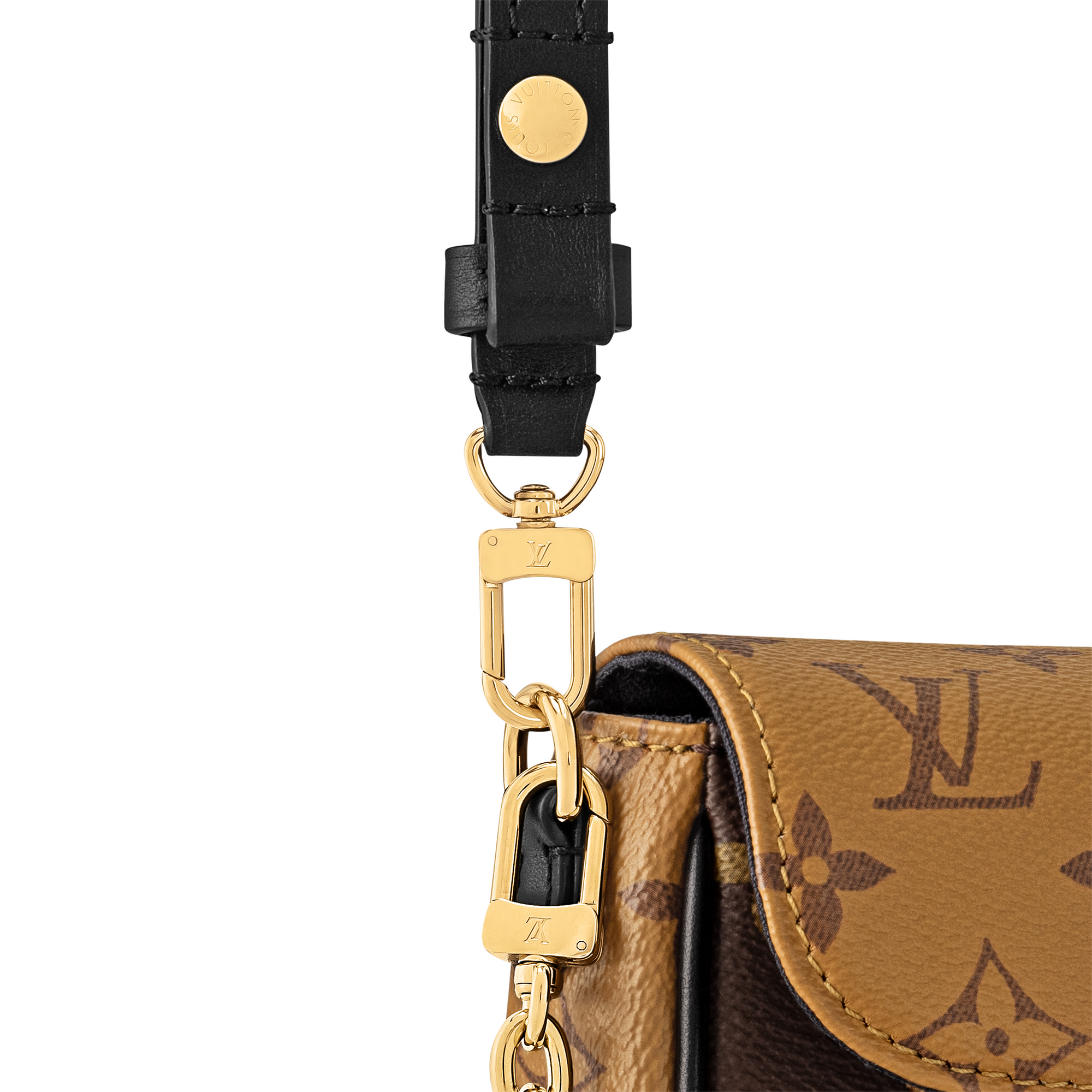 Wallet On Chain Ivy Monogram Reverse Canvas in Women