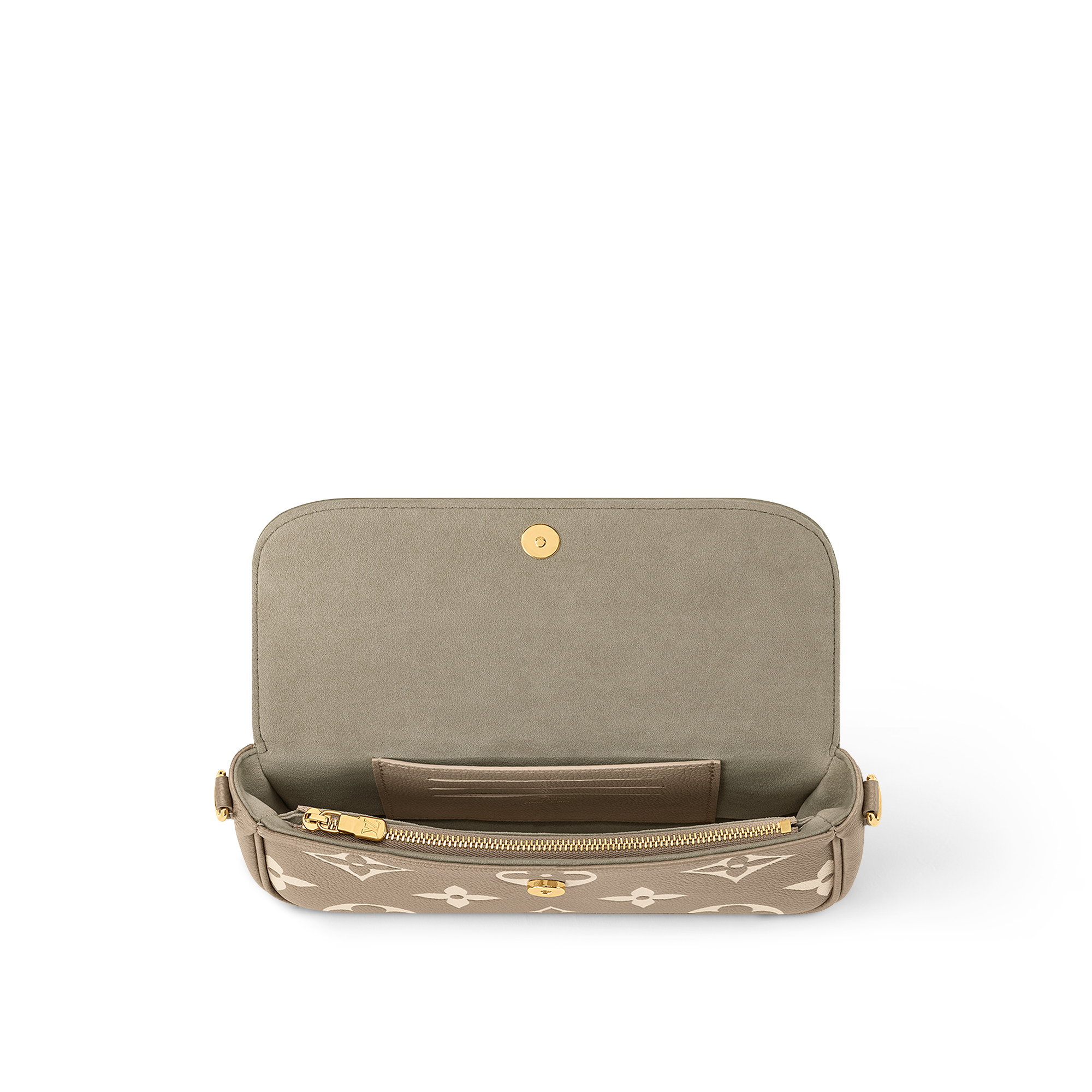 Wallet On Chain Ivy Bicolour Monogram Empreinte Leather in Women