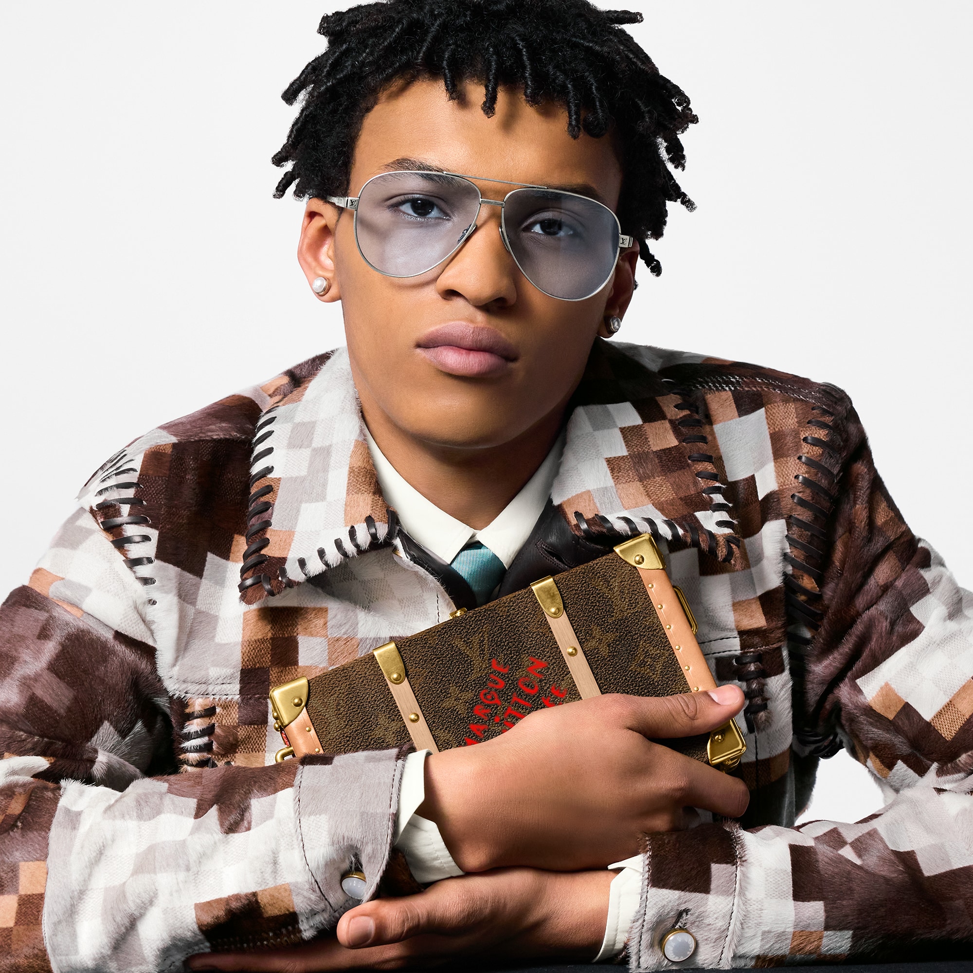 Wallet Trunk Monogram Dust Monogram Other Canvas in Les Extraordinaires