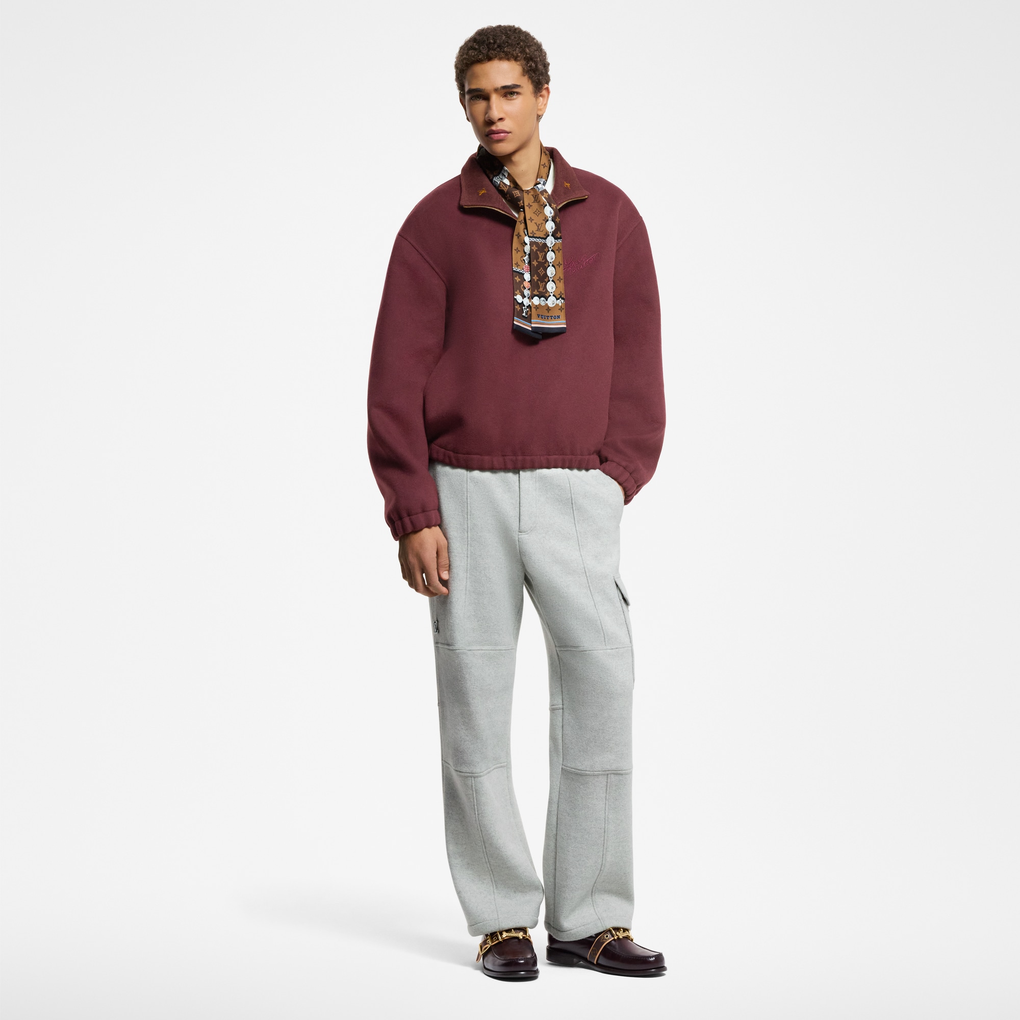 Wool Cargo Pants  in Men