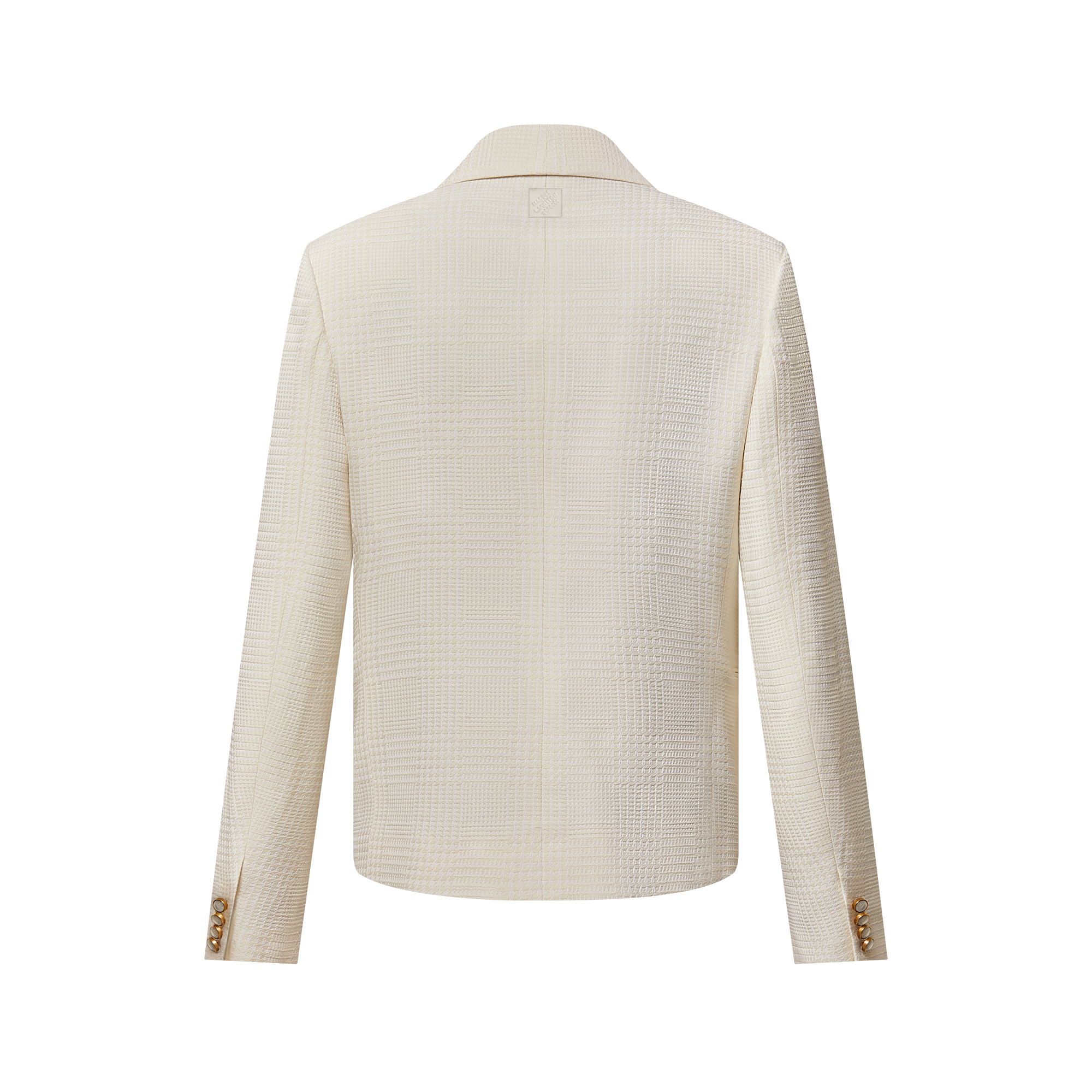 Wool-Silk Blend Single-Breasted Evening Jacket  in Men