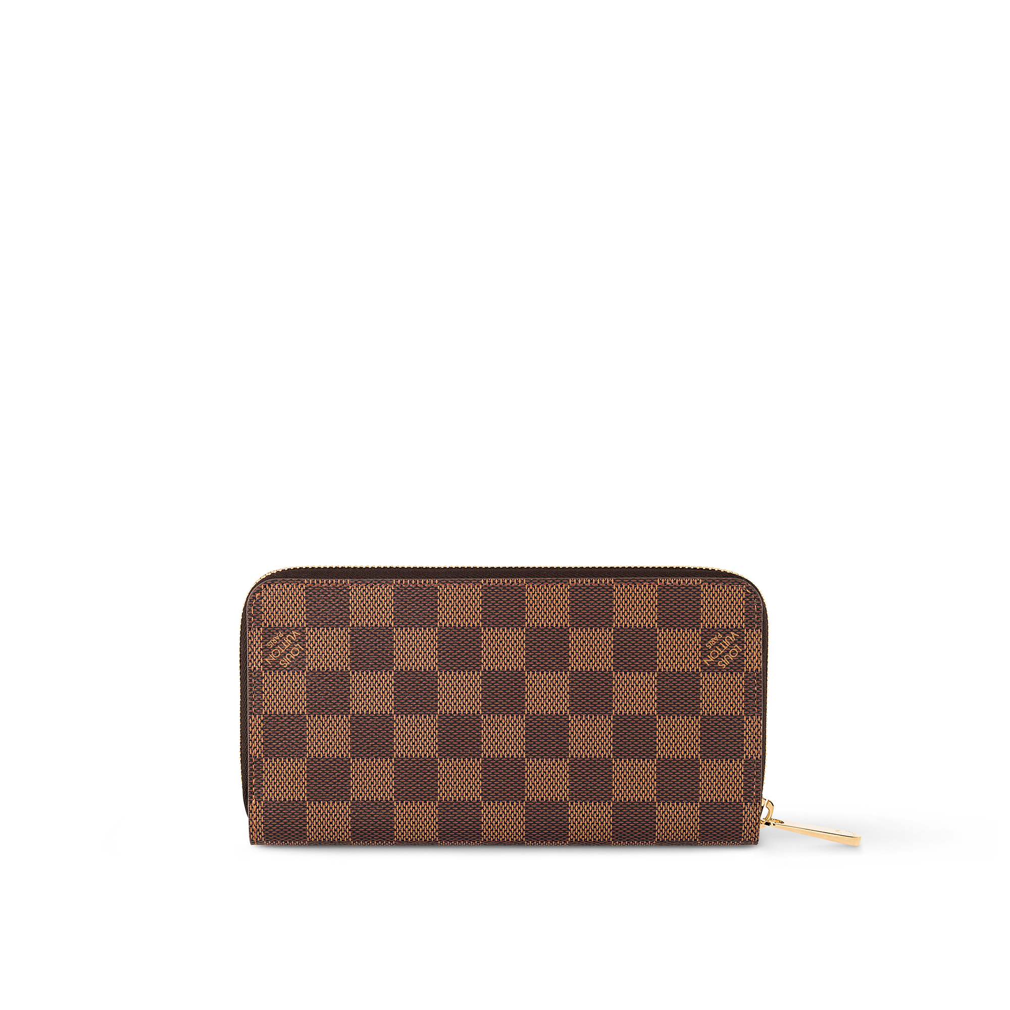Zippy Wallet Damier Ebène Canvas in Women