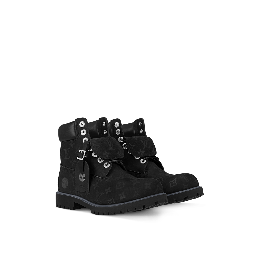 Ankle Boots Black Black And Gold Timbs Champion Timbs Black And