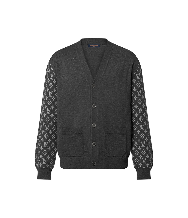 Monogram Mix Cashmere Cardigan Ready-to-Wear LOUIS VUITTON