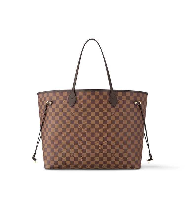 Neverfull GM Damier Ebène Canvas Handbags LOUIS VUITTON