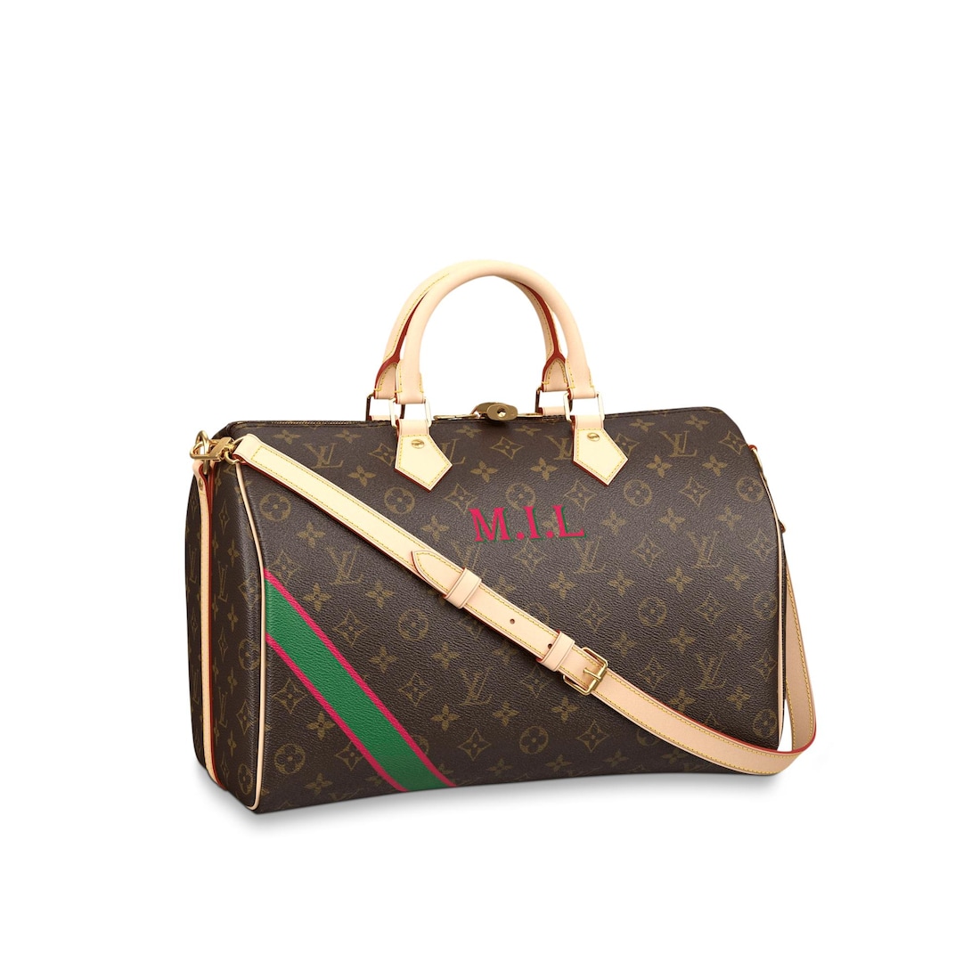Speedy 35 Bandoulière My LV Heritage Monogram Canvas - Personalisation |  LOUIS VUITTON
